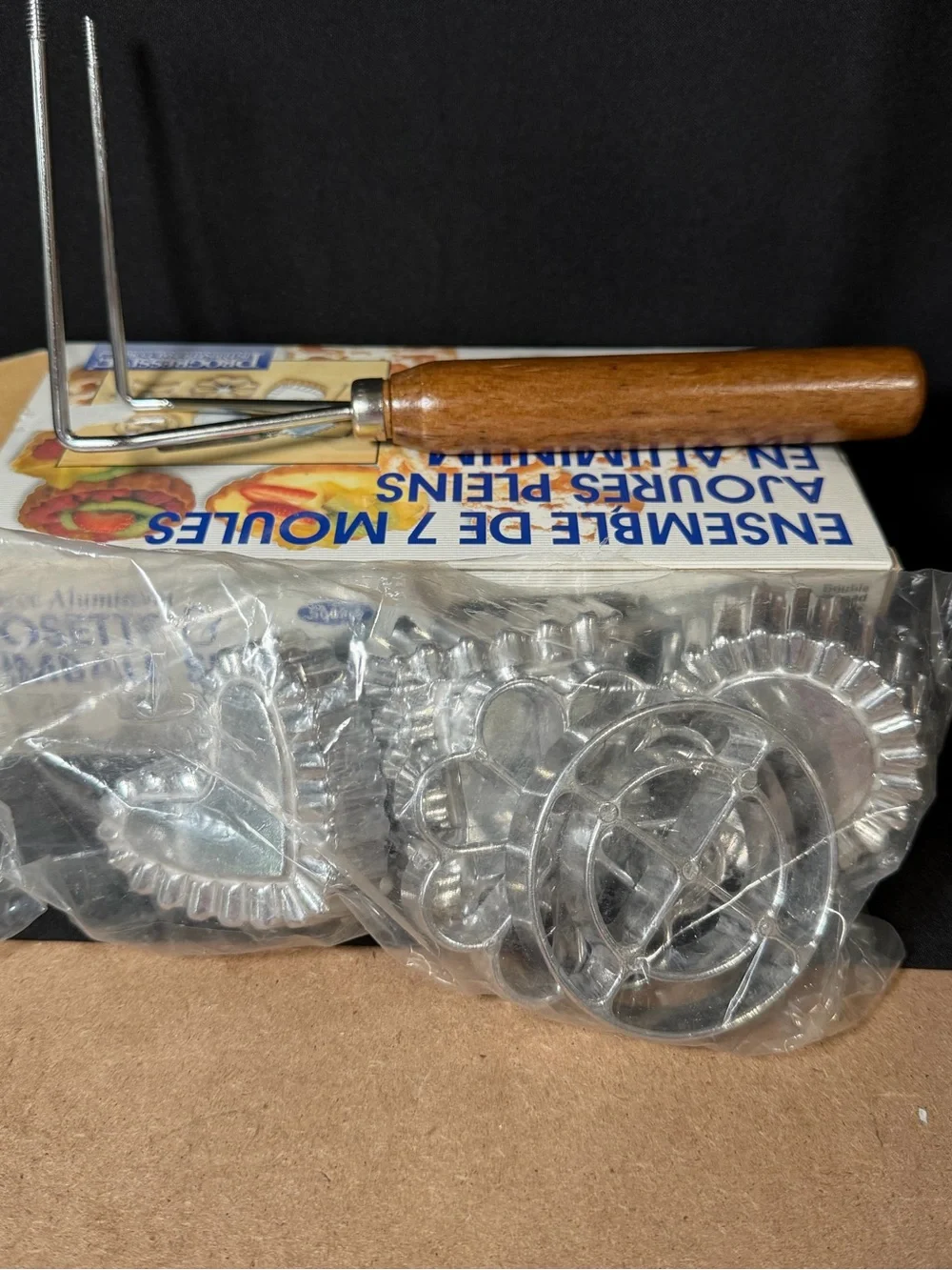 Rosette and Timbale Cookie Mold 7-Piece Set #GCS-7 Open Box